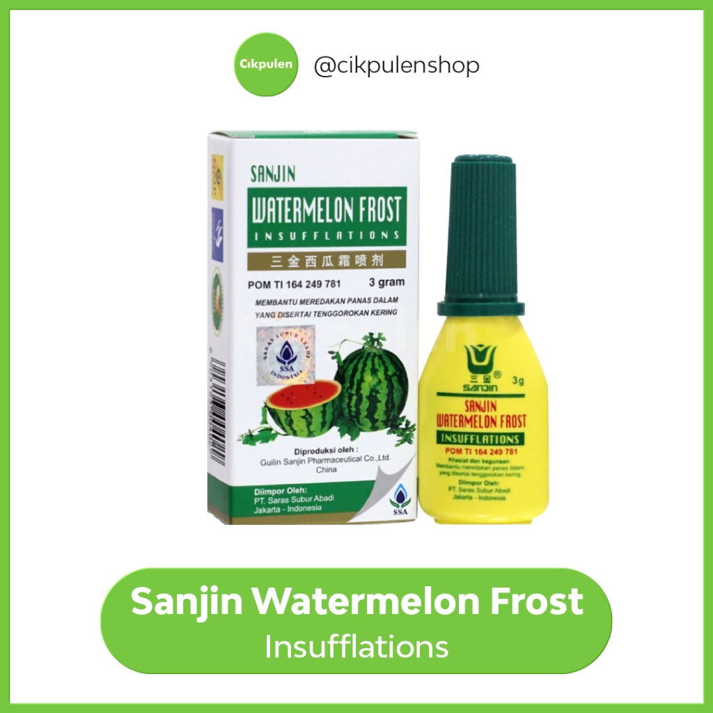 Sanjin Watermelon | (Sakit Tenggorokan & Sariawan) | Obat Semprot