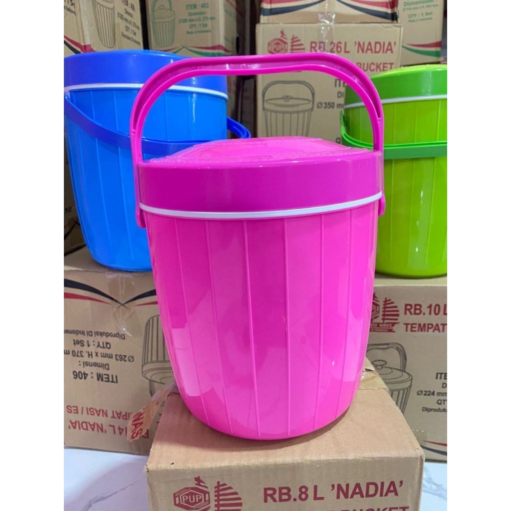 termos nasi Nadia 8 liter dan 10 liter/termos es
