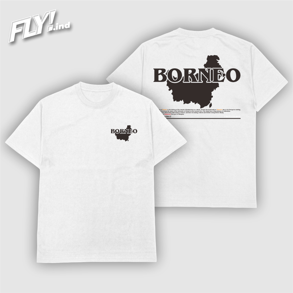 Kaos Borneo Kaos Distro Kualitas Premium