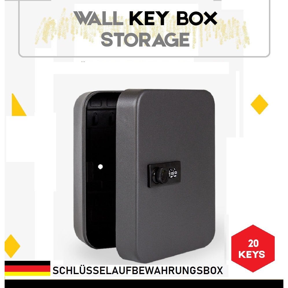 Box gantungan kunci dinding Key Box safe storage Kotak kunci