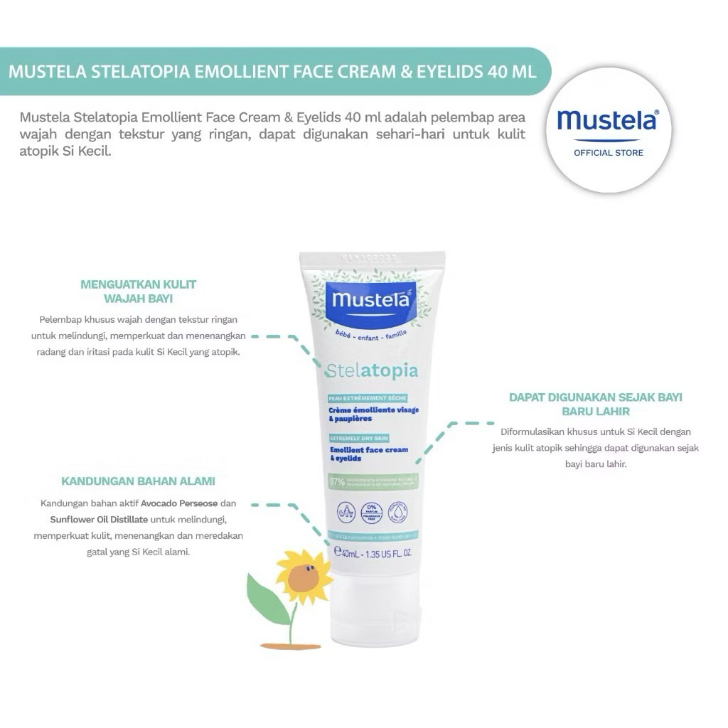 MUSTELA STELATOPIA EMOLLIENT FACE CREAM