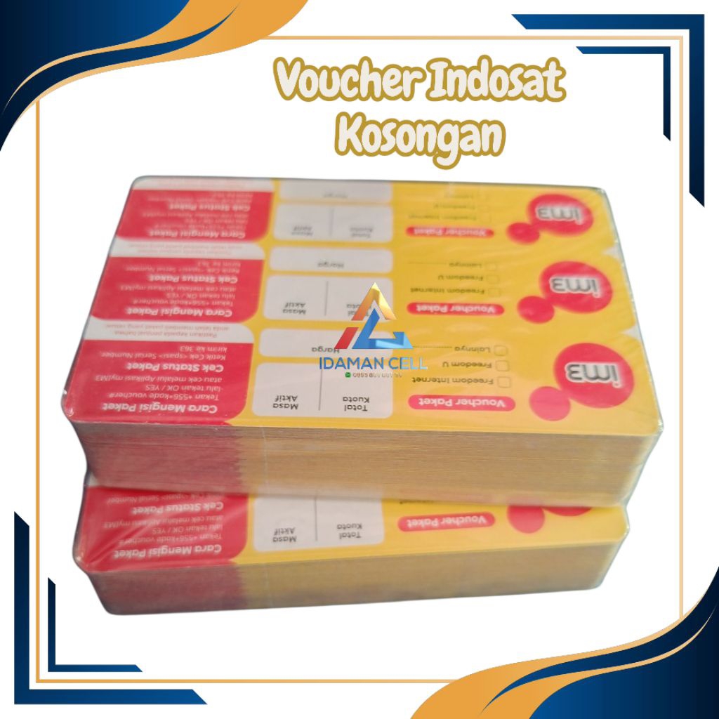 Voucher Indosat kosongan / voucher Kosongan Indosat oredo expired 2027