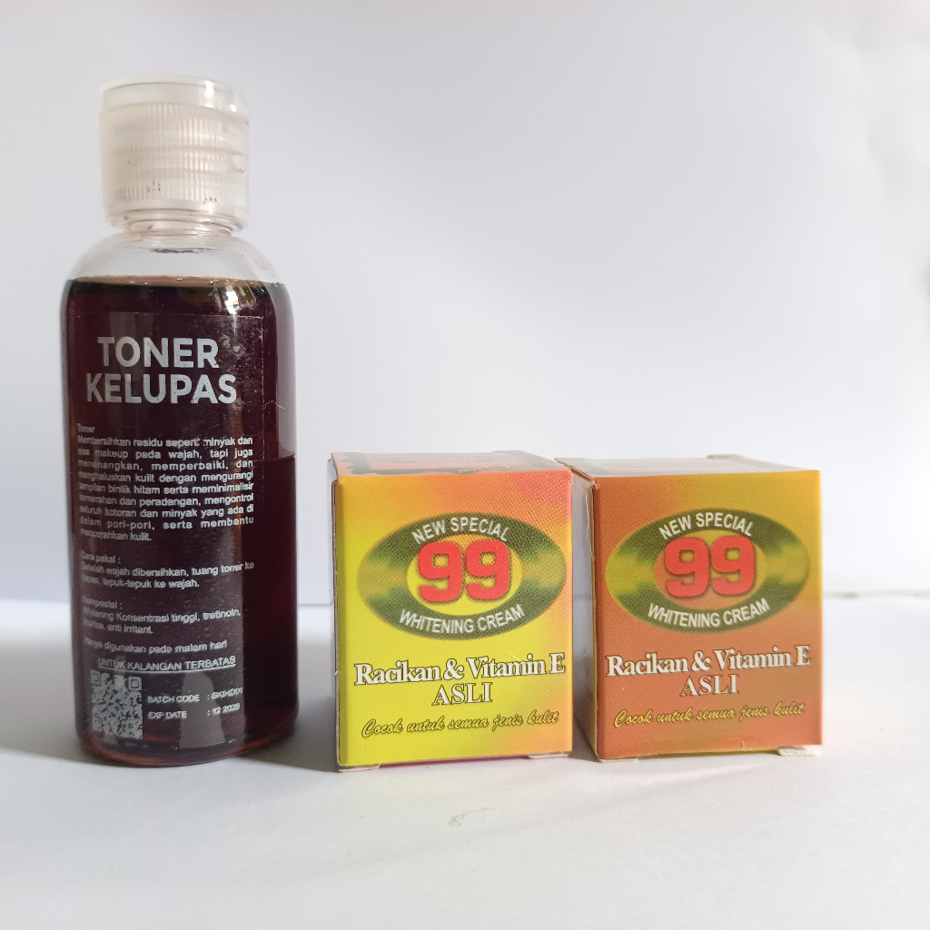 PAKET TONER FLEKSOL + CREAM 99 DAY & NIGHT