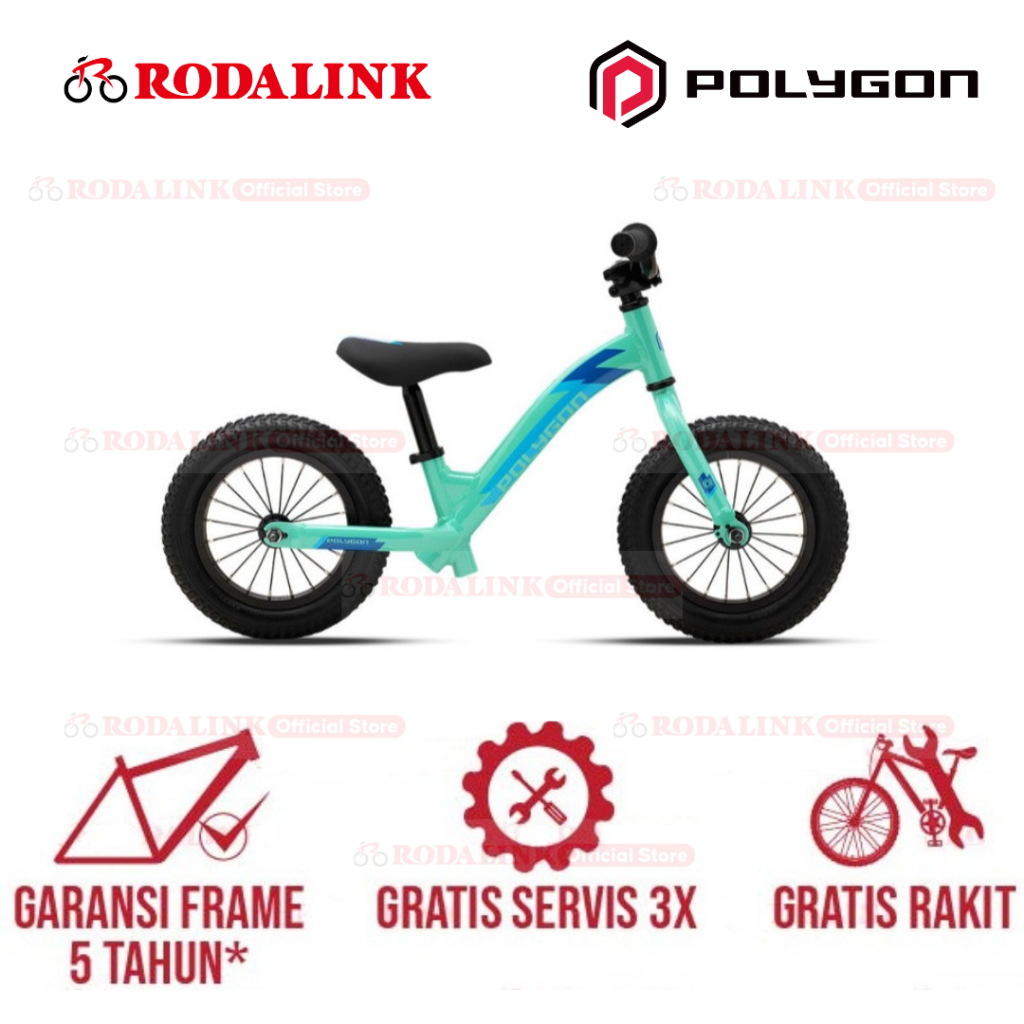 Polygon Sepeda Anak Keseimbangan Flint 12 Balance Bike Push Bike