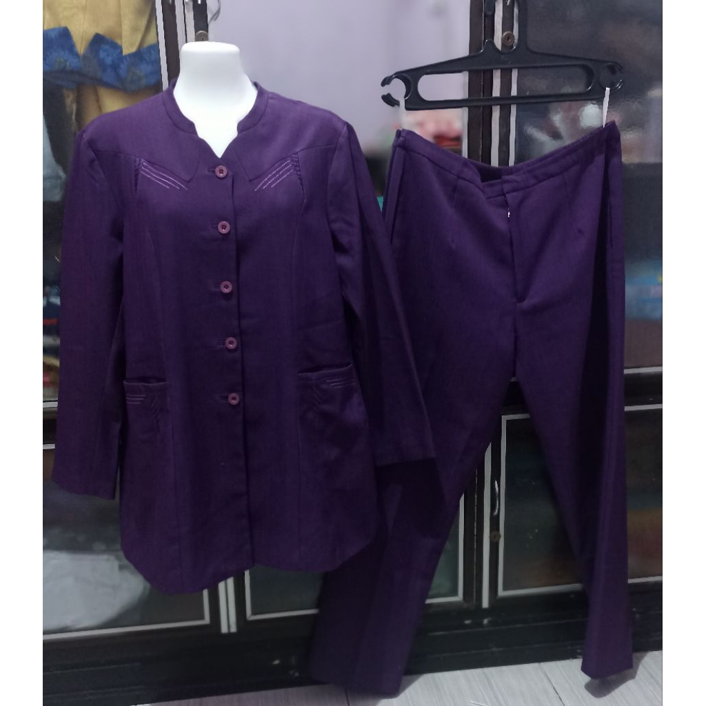 setelan seragam dinas wanita preloved