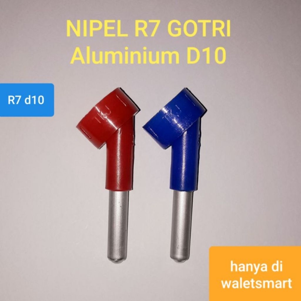Nipel R7 Gotri Aluminium 10 mm Dot Minum Kelinci Hamster Marmut Tupai Burung Mini Landak