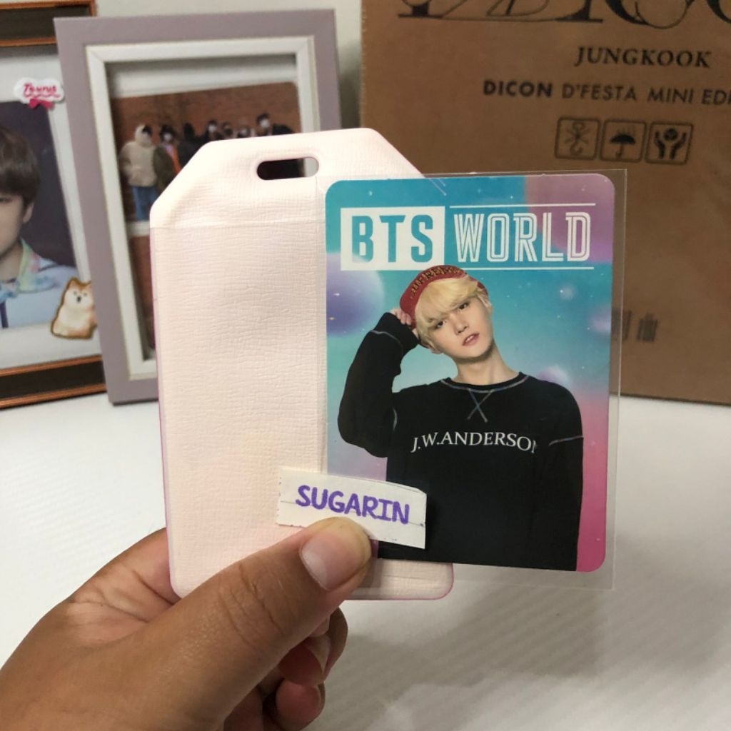 [READY STOCK] OFFICIAL TAG POB BTS WORLD SUGA MIN YOONGI