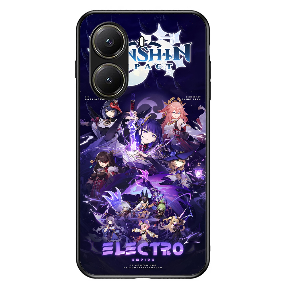 Case POCO X7 X6 X5 X3 PRO GT 4G 5G TPU Rubber Softcase GENSHIN Impact game