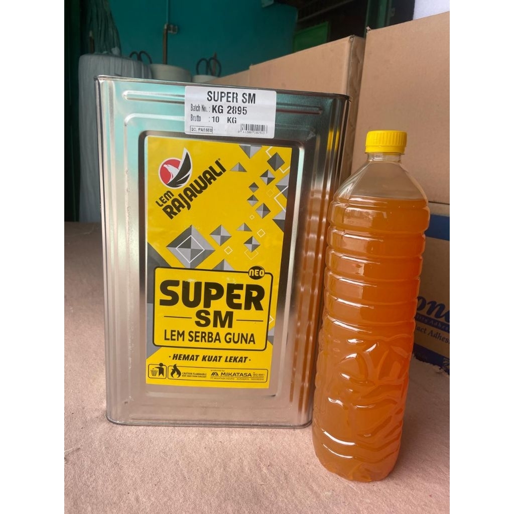 lem kuning isi 1000 ML super lengket (original lem kuning super)