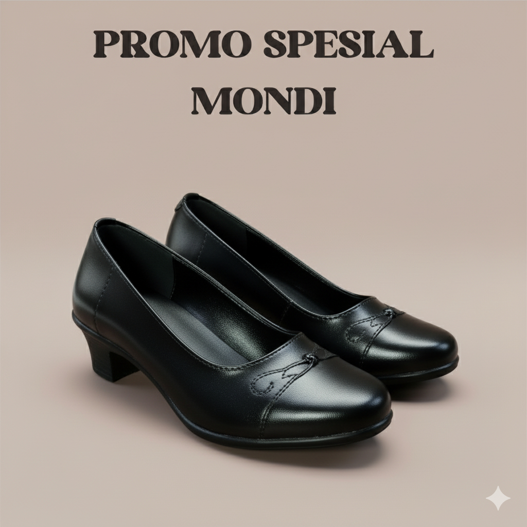 BISA COD SEPATU PANTOFEL WANITA HAK TAHU DAN HAK 3 CM DISKON SPESIAL