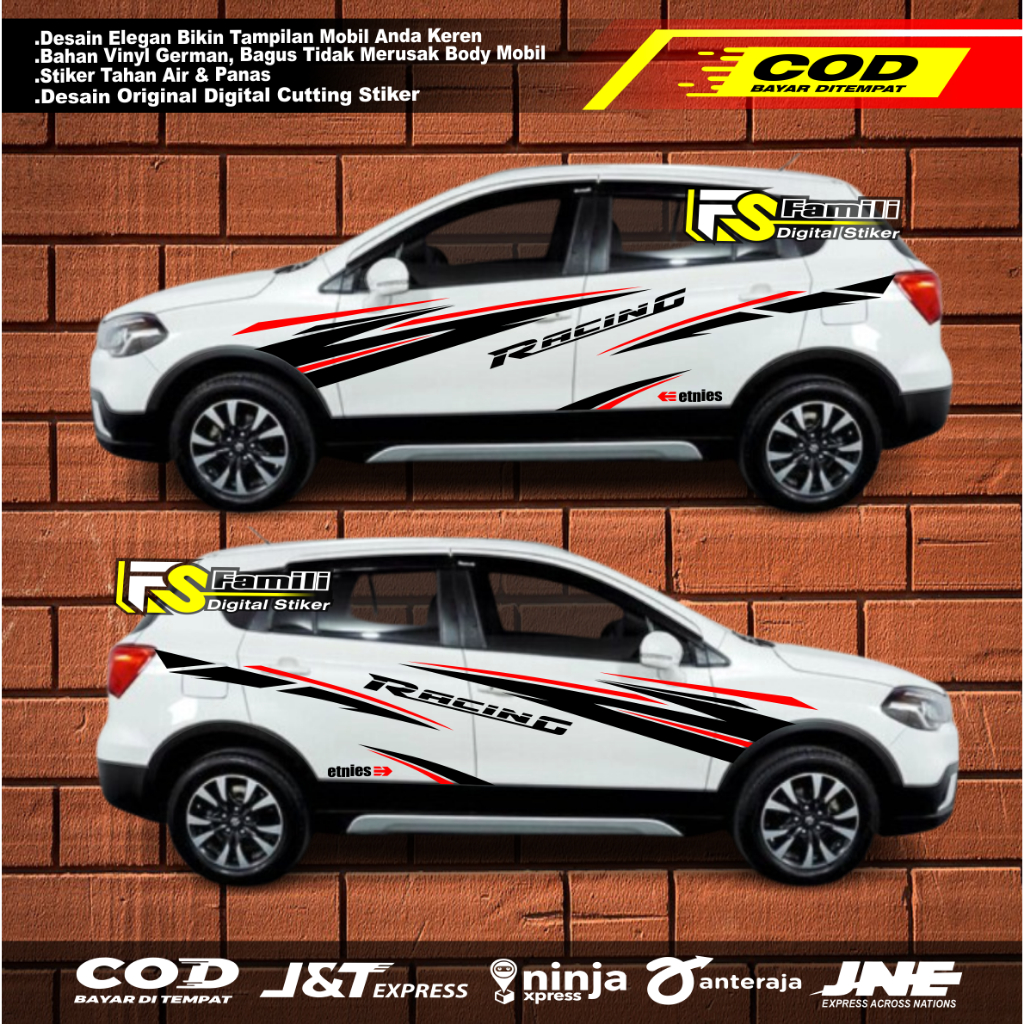 STICKER SUZUKI SX4 S-CROSS AKSESORIS SUZUKI SX4 S-CROSS
