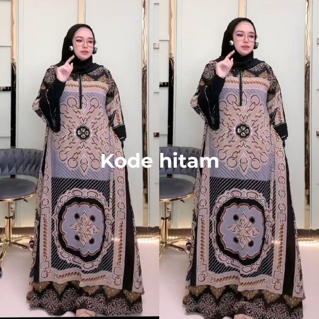 HELIN GAMIS SET HIJAB SEGI 4 PREMIUM