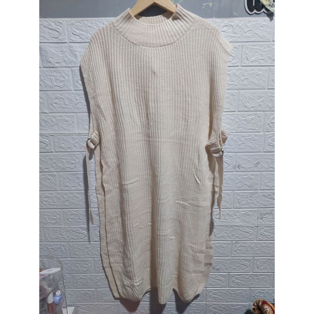 GLOBAL WORK LONG VEST/ ROMPI RAJUT TALI BW