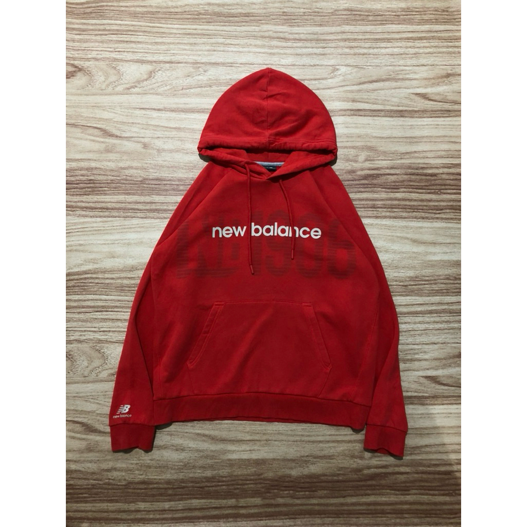 Hoodie Branded Nexw Bal4nce Merah Size XL