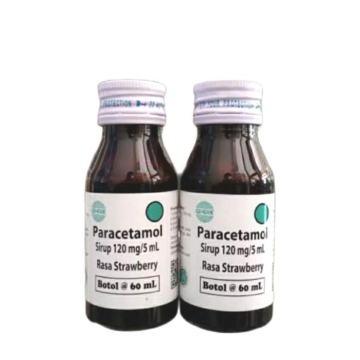 PARACETAMOL MERSI 120 MG/5 ML RASA STRAWBERRY SYRUP 60 ML