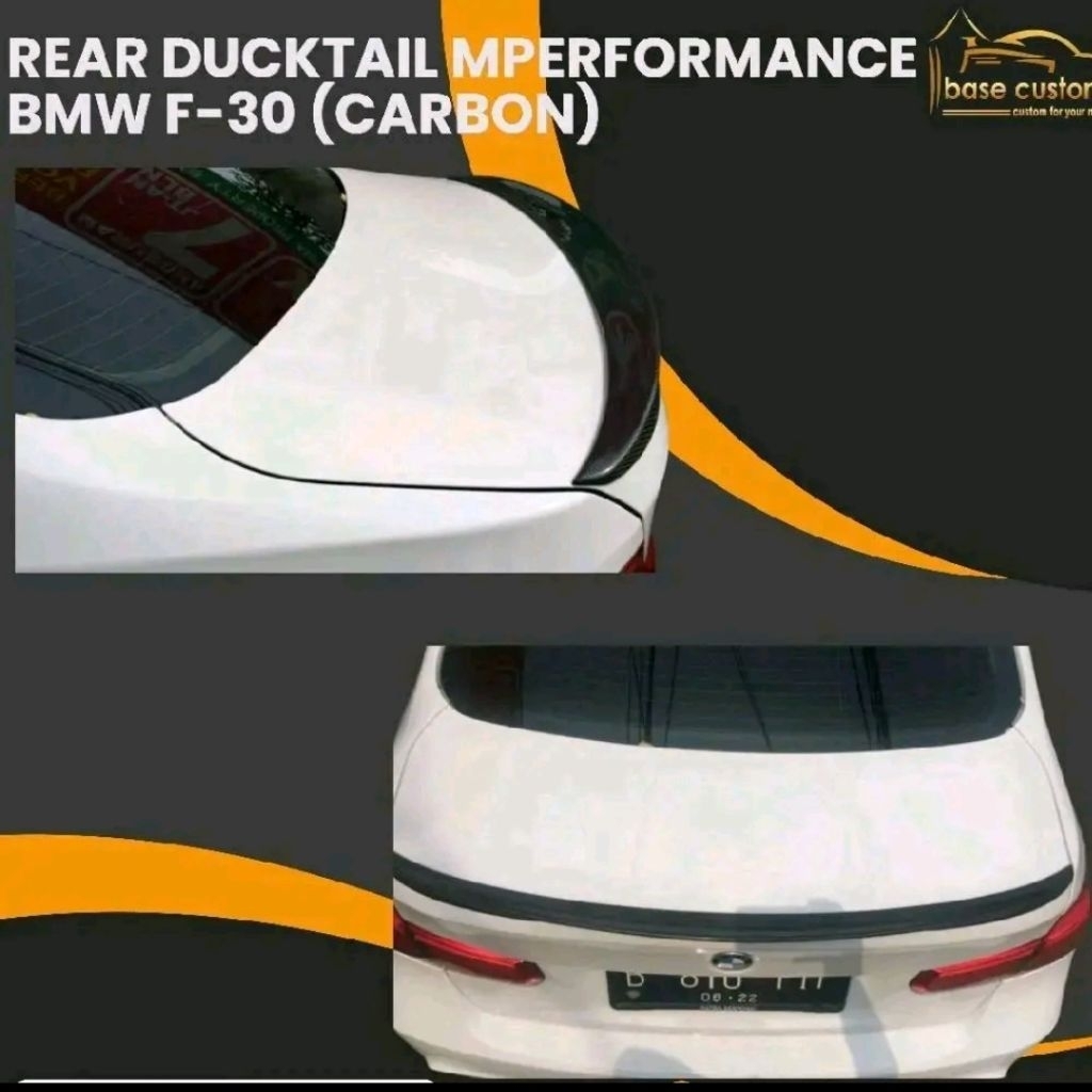 Ducktail Mperformance BMW F30 - FINISH CARBON