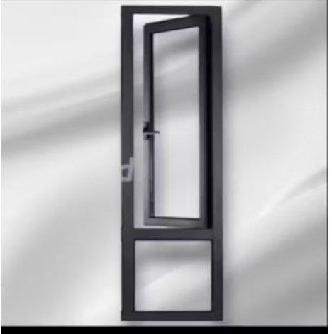 JENDELA CASEMENT ALUMINIUM DAUN + KACA MATI (INCLUDE PACKING KAYU)