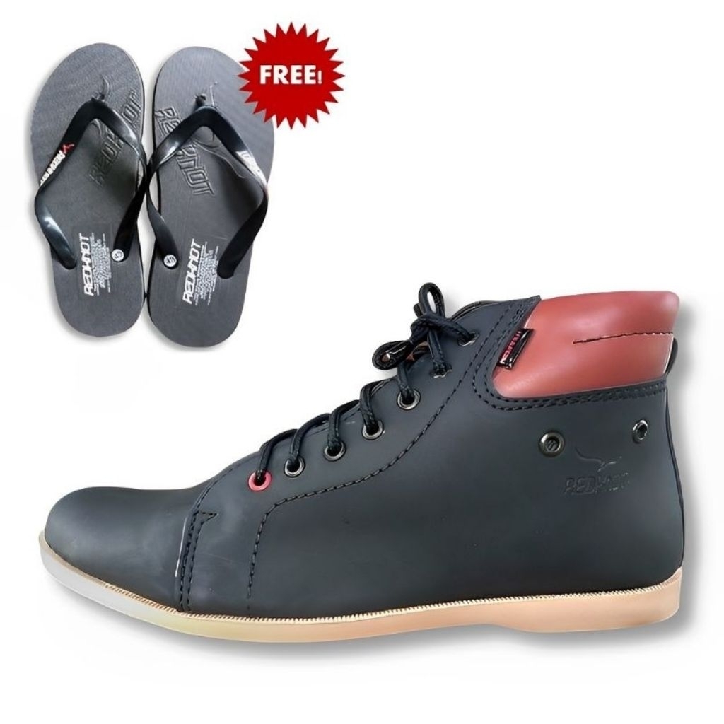 Sepatu Pria Original Redknot Luz Hitam - Size 43