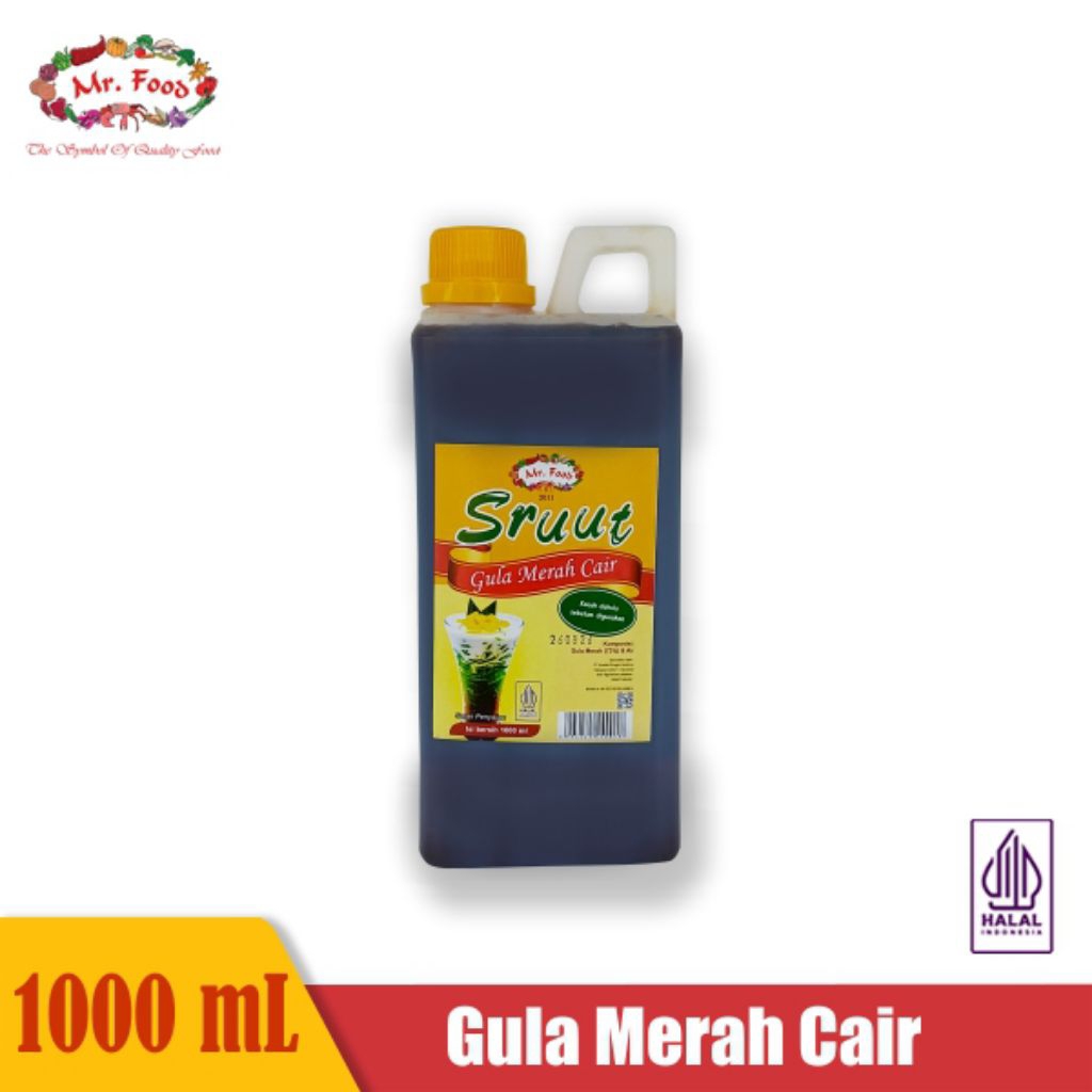 Sirup Gula Merah Mr. Food Kemasan mini Jerigen 1000ml