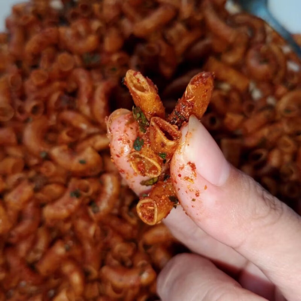 Lupiskeju Makaroni Cikruh 1 Kg Harga Reseller Extra Pedas Daun Jeruk Pedas Gurih Dan Original