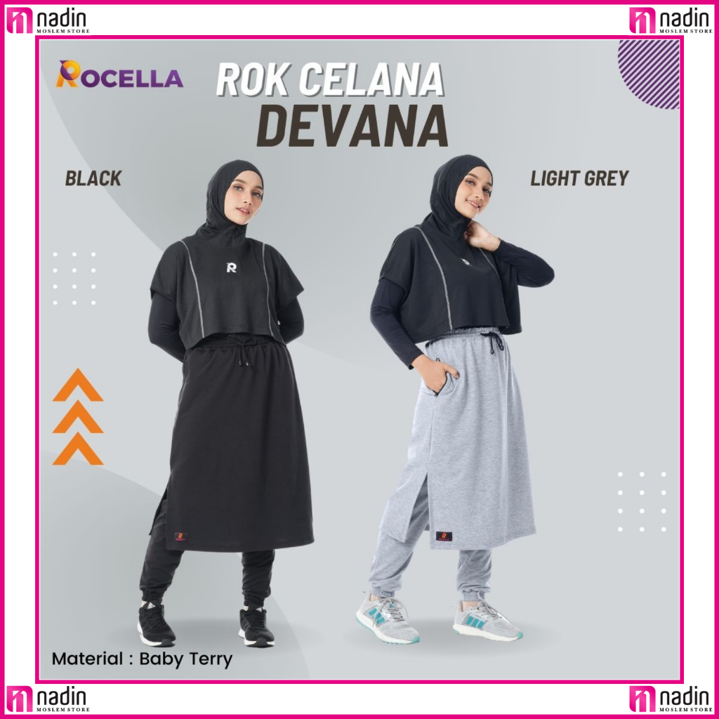 ROK CELANA OLAHRAGA - CELANA SENAM ROK - LEGGING ROK OLAHRAGA - ROK SHORT OLAHRAGA -  ROK OLAHRAGA W