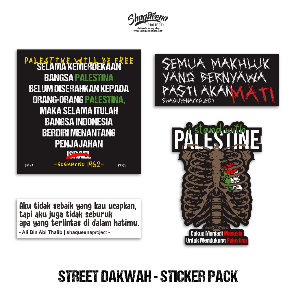 Sticker Pack Dakwah Shaqueena Project