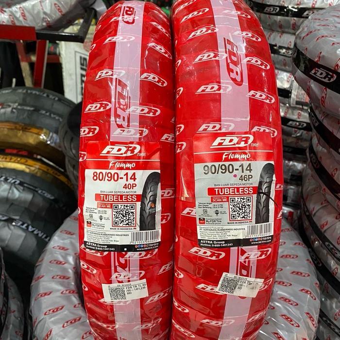 SEPASANG / SATUAN BAN MATIC FDR FLEMMO PRO Ring 14 TUBELESS BEAT VARIO MATIC MIO