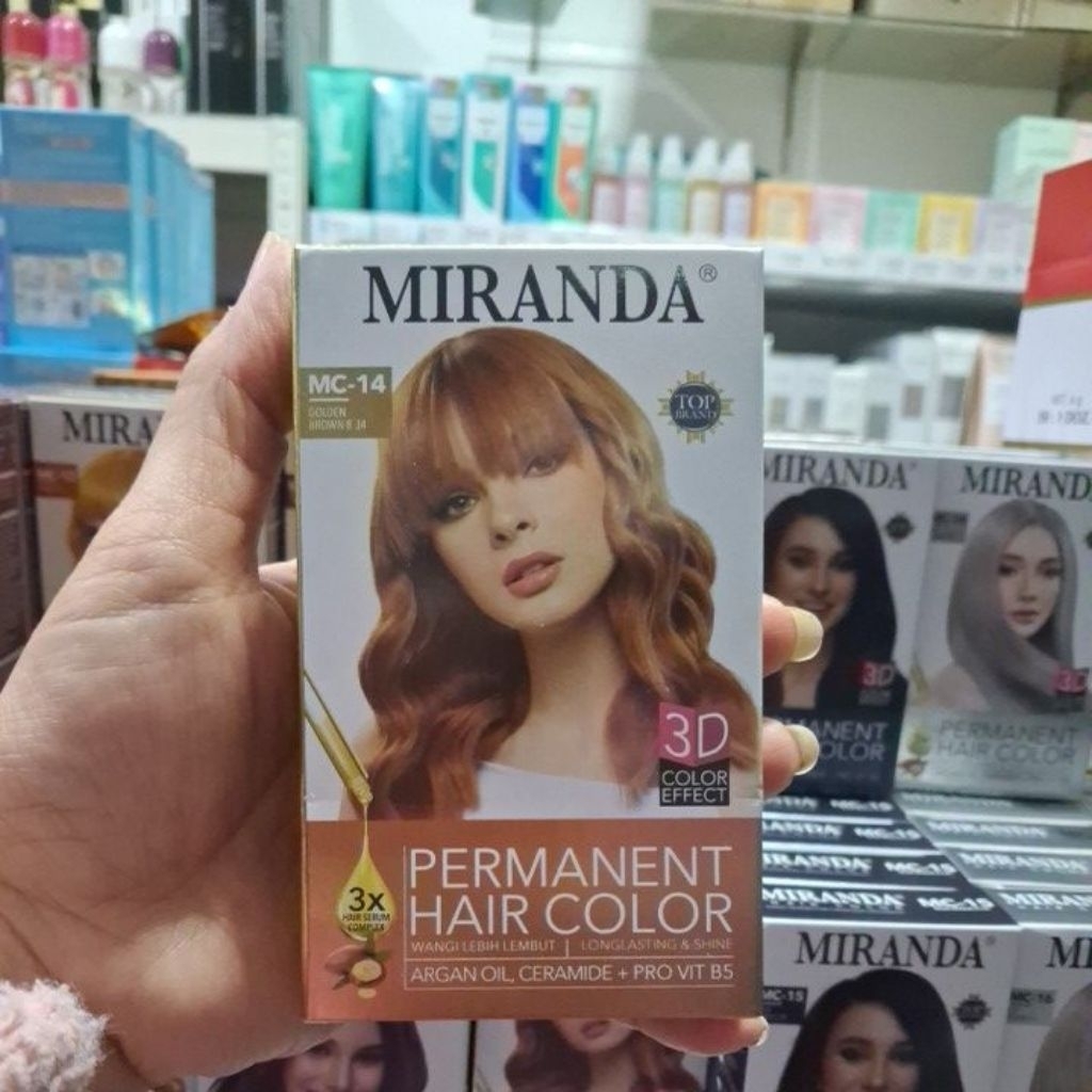 Pewarna Rambut Miranda MC 14 Golden Brown