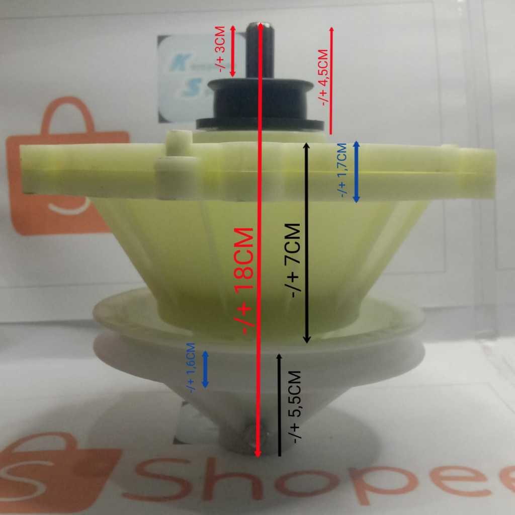 Gearbox Mesin Cuci LG G11 As 3cm