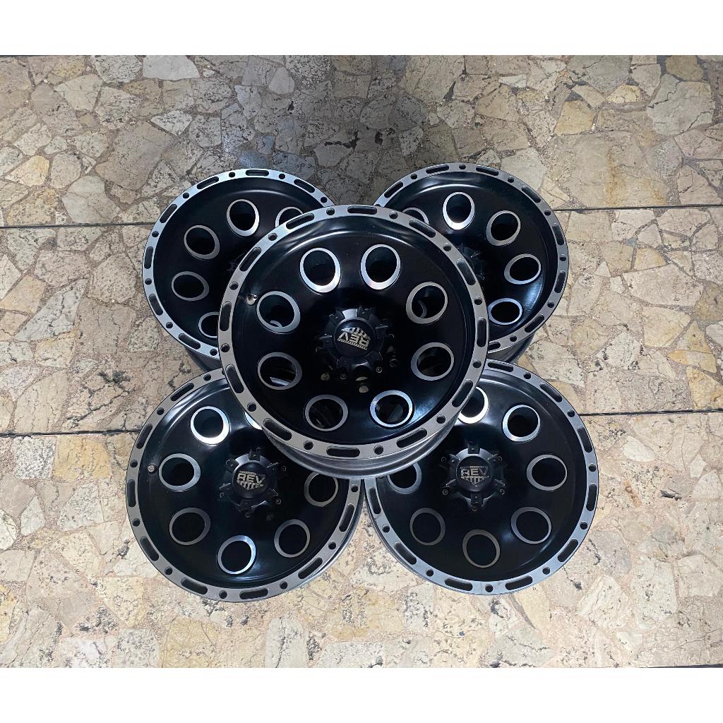 Velg Mobil Seken Model OFFROAD Ring 15 Baut 6x139 lebar 8 et -27 ( Ada 5PCS )