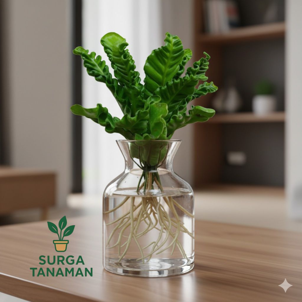 Tanaman media air kadaka lasagna - tanaman kadaka lasagna - tanaman yg bisa hidup di air