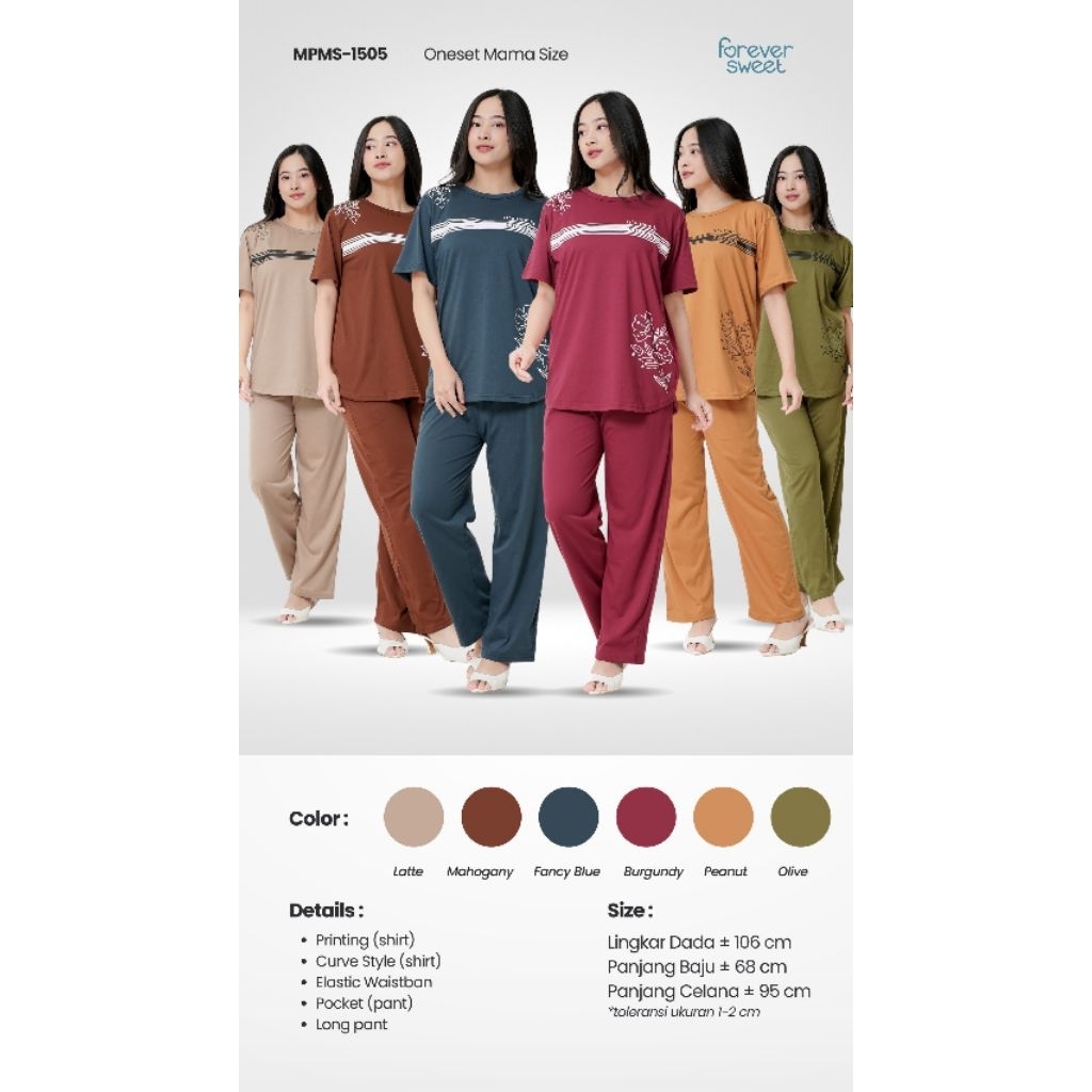 FOREVER SWEET ONESET LONG PANT MAMA SIZE