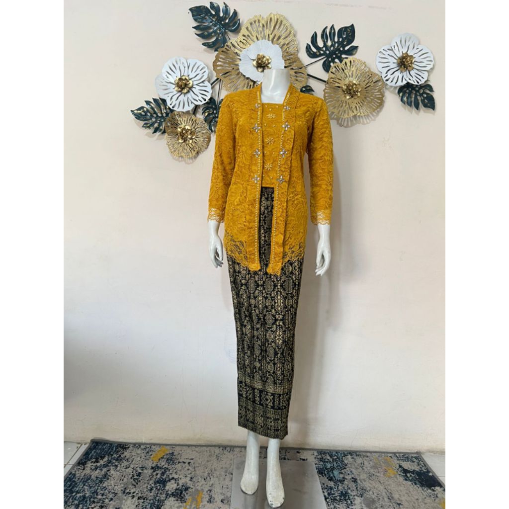 SETELAN PLISKET KUTU BARU BROKAT PAYET/KUTU BARU PAYET MODERN/KEBAYA WISUDA/KEBAYA PESTA/KEBAYA KEKI