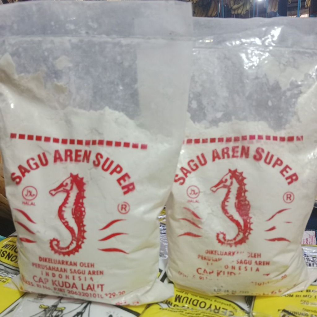 tepung sagu aren cap kuda laut 500 gr