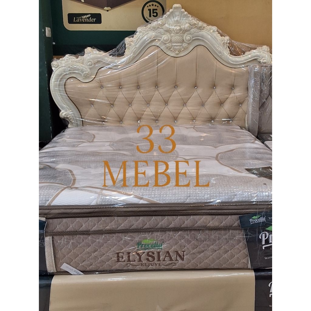 Promo Sandaran Eiger Divan Deluna Procella uk 160x200 dan 180x200