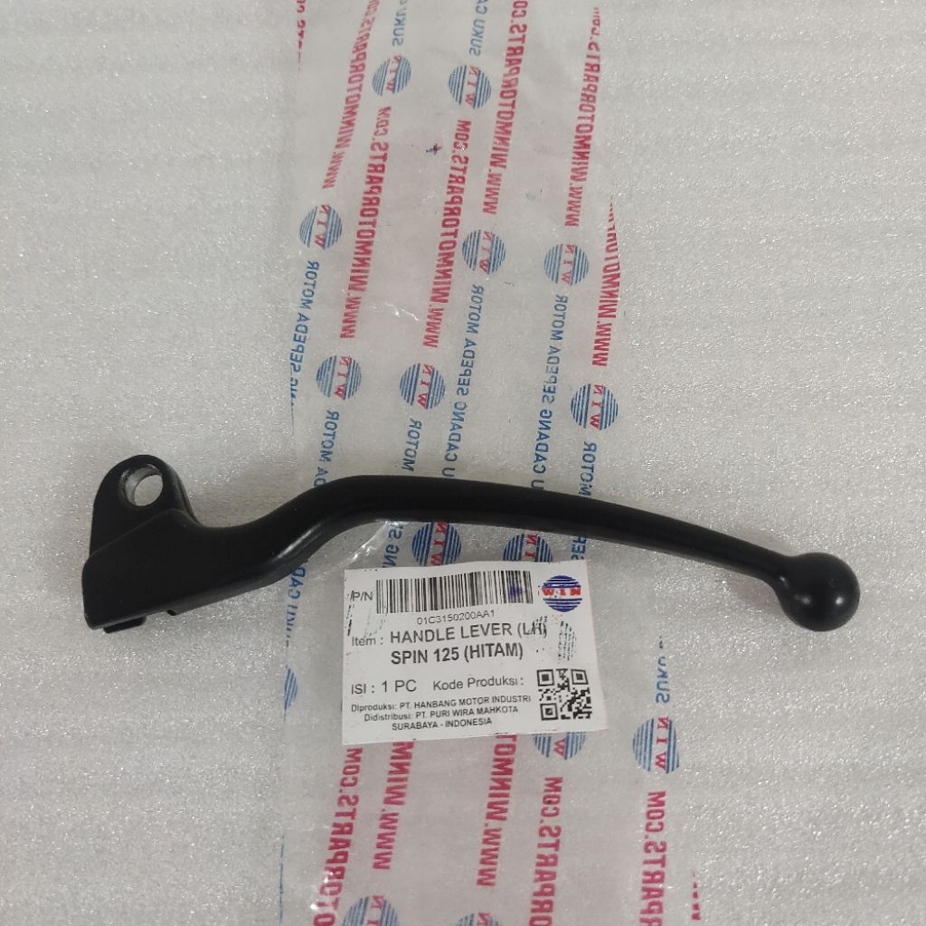 WIN HANDEL Tuas Handle Lever Kiri L/H hitam Suzuki Spin 125 - skydrive ( HANDLE LEVER KIRI SPIN 125 