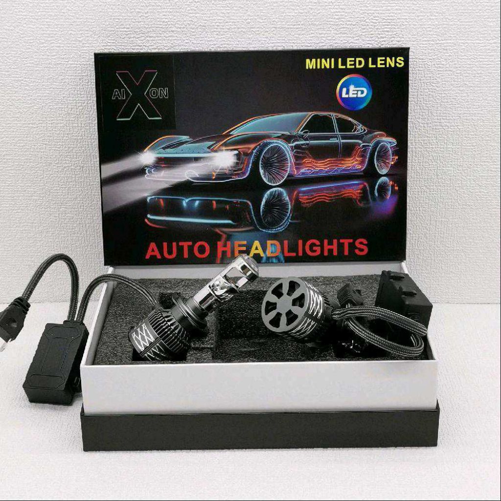 Lampu LED Aixon H7 Original Auto Headlights Super Terang Maksimal Untuk Mobil Truck dan Motor