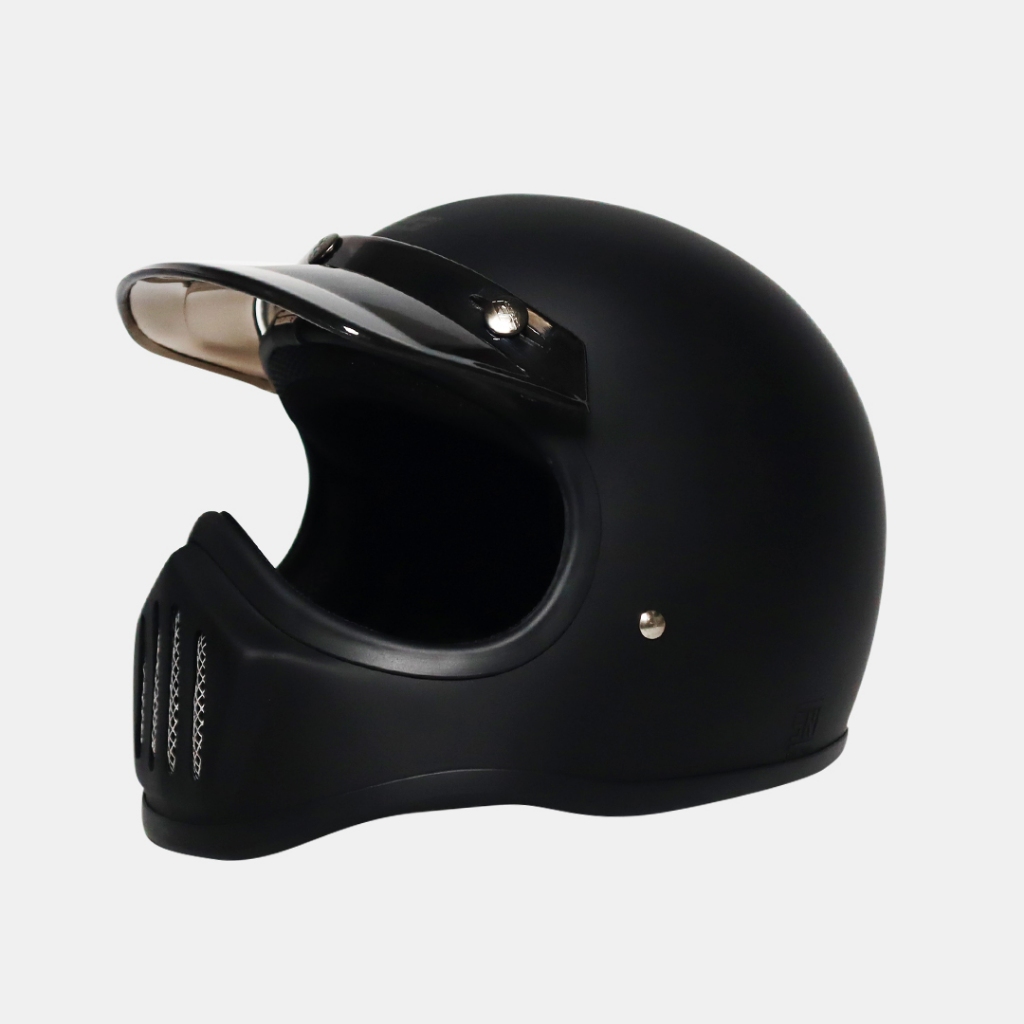 Helm Full Face JS CAKIL POLOS/Helm Keren/Helm Original/Helm  Pria/Helm Armor