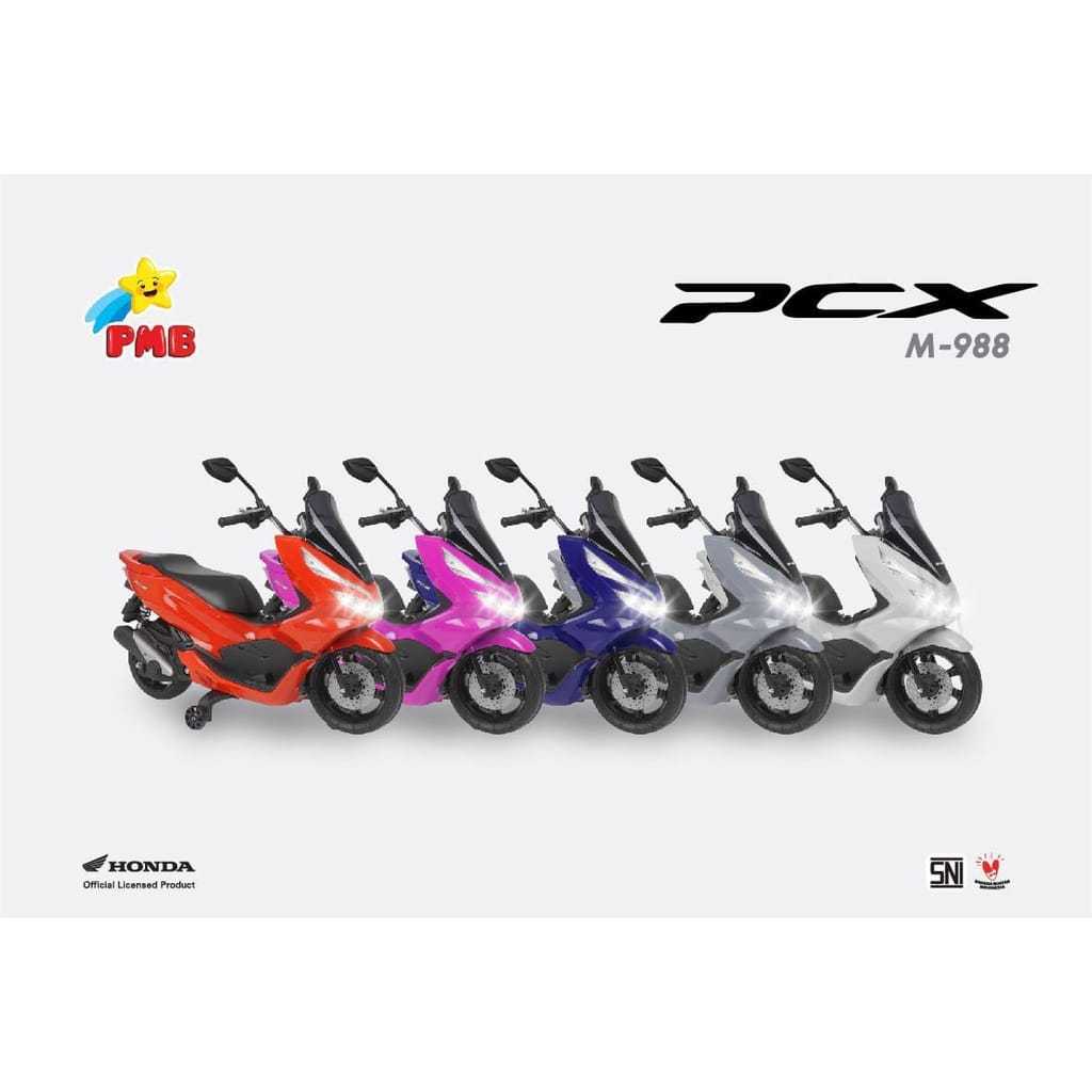 Motor aki anak PCX M 988 PMB/Mainan anak kendaraan motor motoran PCX lucu /motor anak laki perempuan