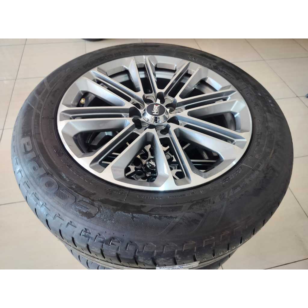 VELG BEKAS MURAH MOBIL INNOVA PELEK HSR ALKANI RING 16 LEBAR 7 PCD 5 X 114,3 5 X 100 OFFSET 42 WARNA