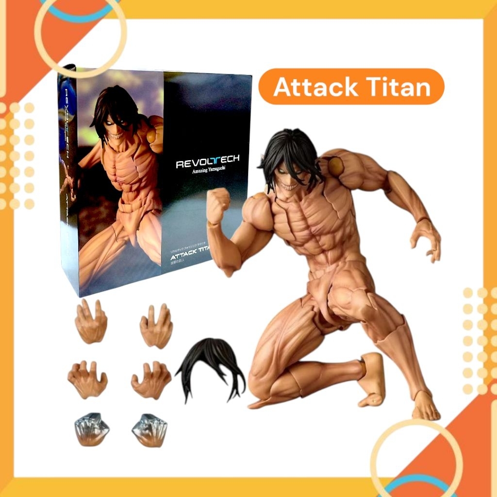 Action Figure Revoltech Attack On Titan Eren Yeager Figure Attack On Titan