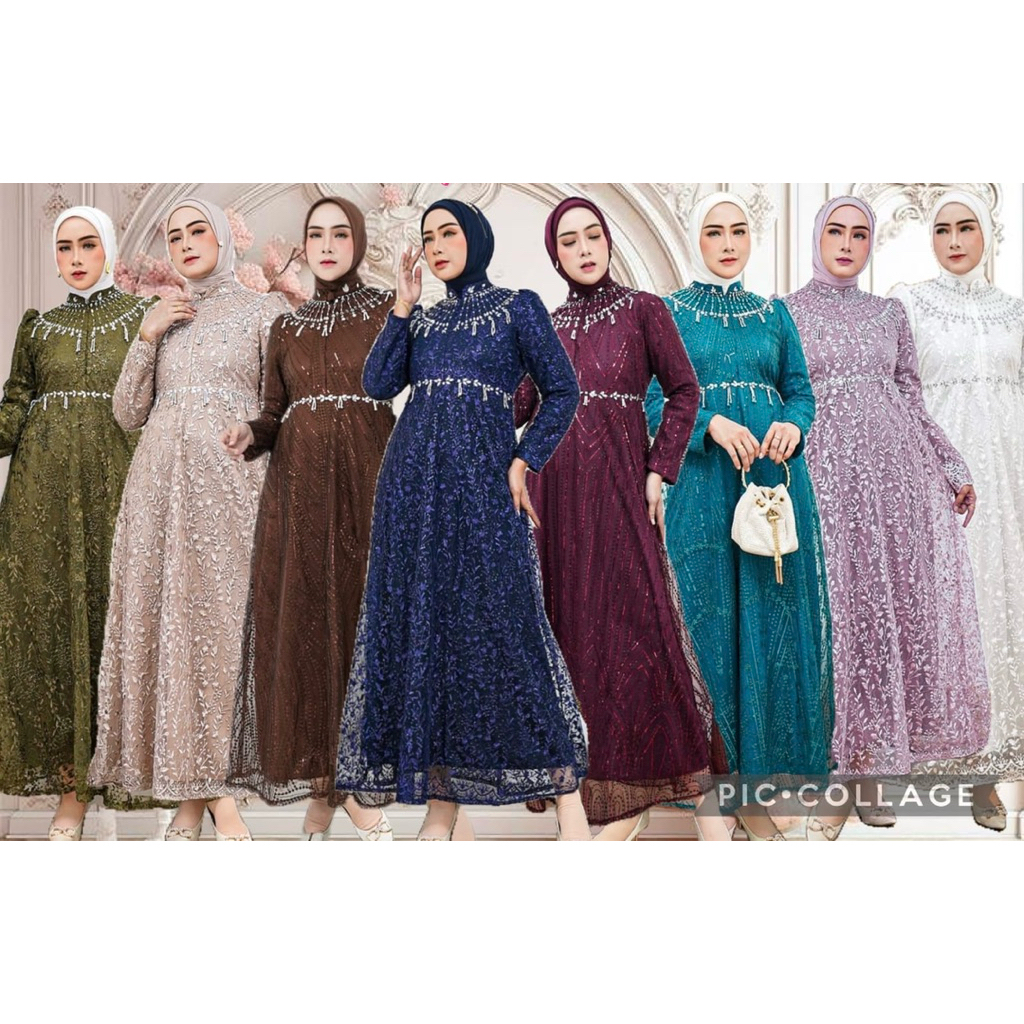 GAUN/GAMIS TILE PAYET MUTIARA PREMIUM
