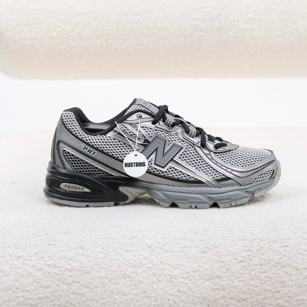 NB 740 Silver Black Metallic