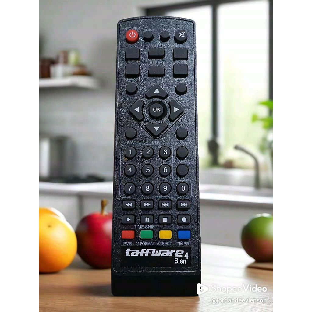 Remot Remote STB TAFFWARE bien4 stb  dvbt2  set Top Box DVB-T2 TAFFWARE
