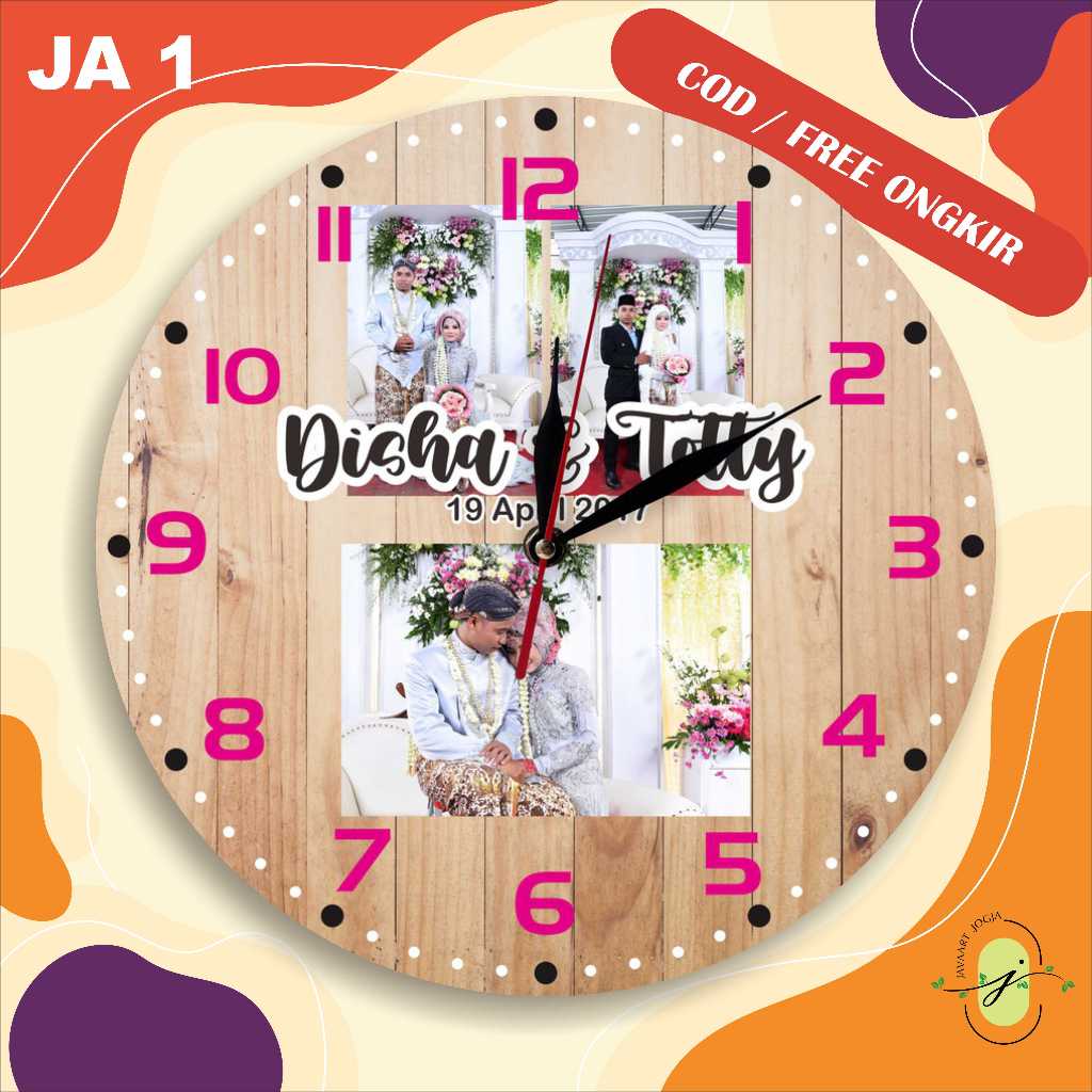 JAM DINDING CUSTOM DIY JAM DINDING UINIK JAM DINDING KAYU  JAM DINDING BESAR JAM DINDING MURAH