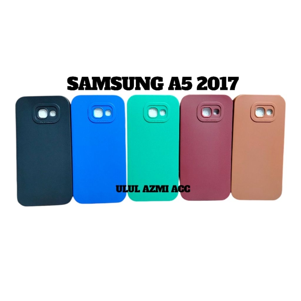 Casing Macaron Samsung A5 2017 Soft Case Pro Kamera