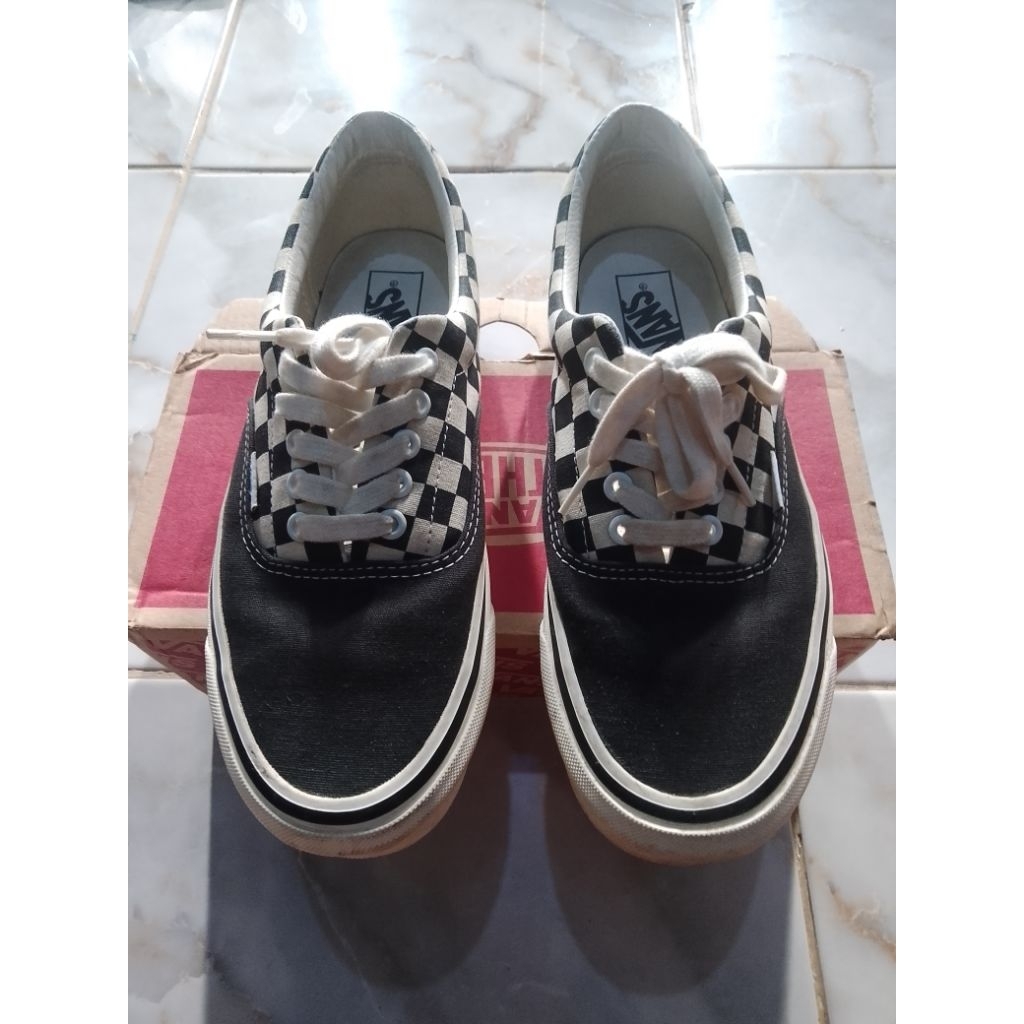 VANS ERA ANAHEIM AHEIM DX CHECKERBOARD BLACK WHITE