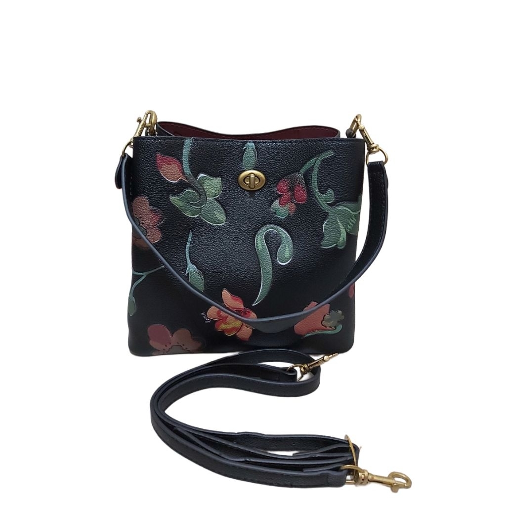 Tas Selempang Wanita Hobo Embos Import