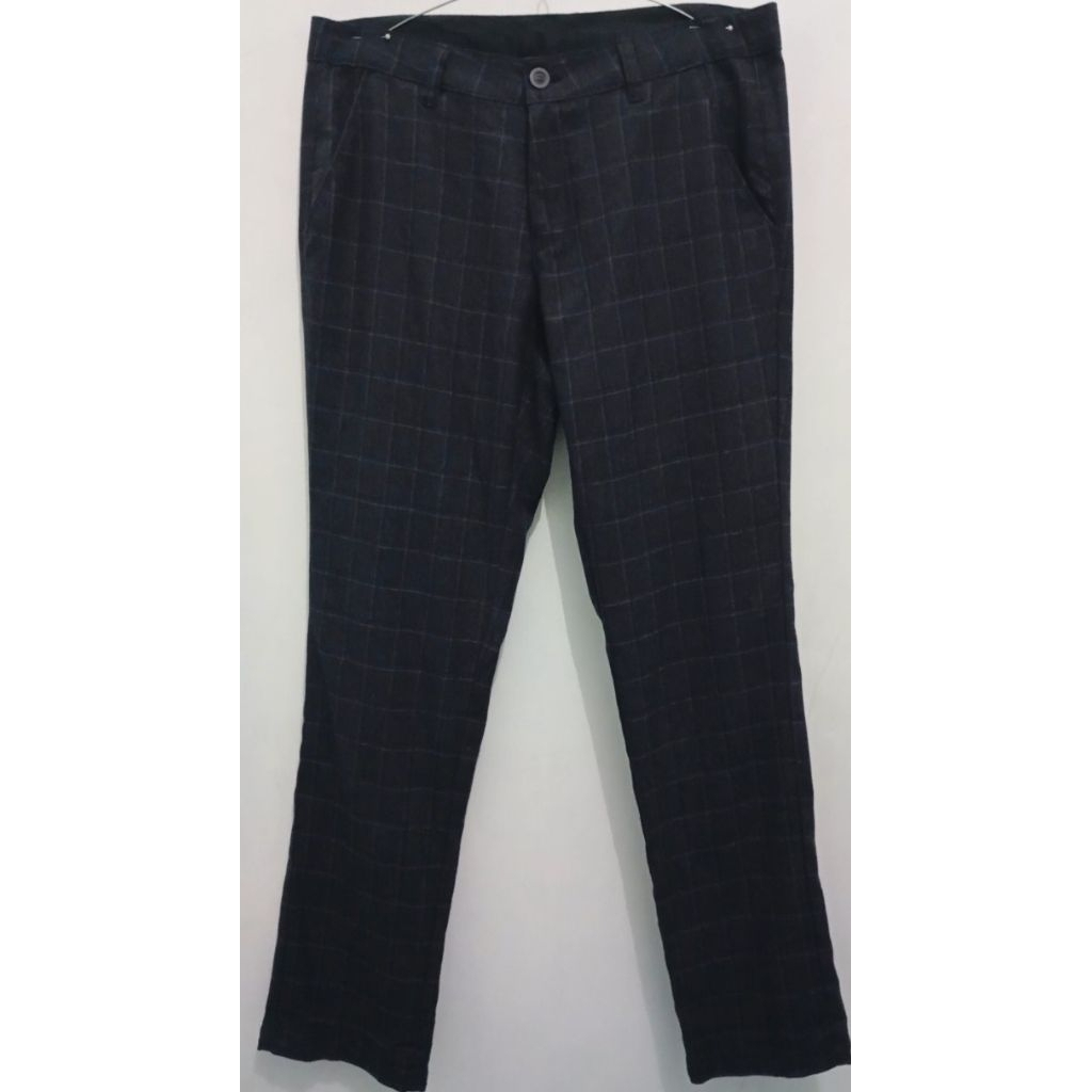 preloved celana panjang kantor pria kotak