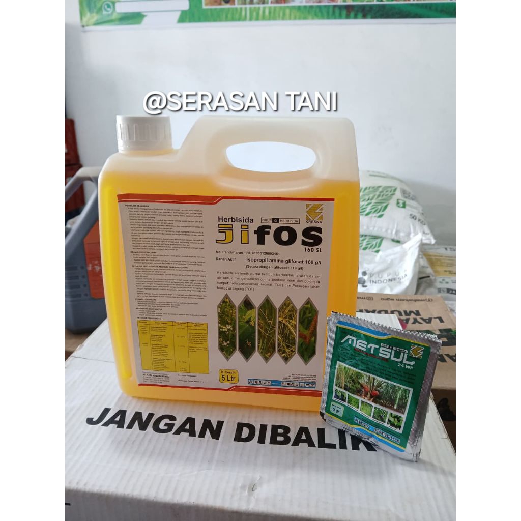 HERBISIDA SISTEMIK JIFOS 160SL 5LT